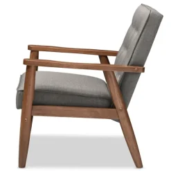 Kirkland's Home Accent Chairs-Button-Tufted Sawyer Accent Chair