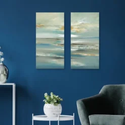 Kirkland's Home Canvas Art-By The Water Iii Canvas Art Prints, Set Of 2