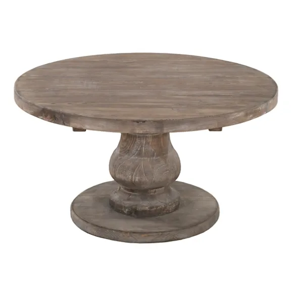 Kirkland's Home Coffee Tables-Calie Reclaimed Pine Round Coffee Table