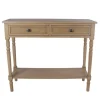 Kirkland's Home Console Tables-Camel Rattan Console Table