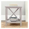 Kirkland's Home Accent & End Tables-Candice Cross Back Accent Table