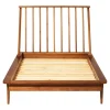 Kirkland's Home Beds & Headboards-Caramel Mid-Century Modern Twin Bed Frame
