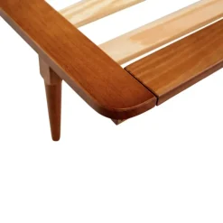 Kirkland's Home Beds & Headboards-Caramel Mid-Century Modern Twin Bed Frame