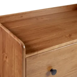 Kirkland's Home Dressers & Chests-Caramel Wooden 4-Drawer Dresser