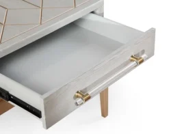 Kirkland's Home Accent & End Tables-Carved Graphite And Gold Accent Table, 24X28