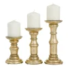 Kirkland's Home Candle Holders-Carved Mango Wood Candle Holders, Set Of 3