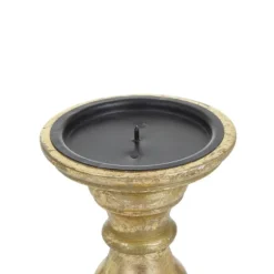 Kirkland's Home Candle Holders-Carved Mango Wood Candle Holders, Set Of 3