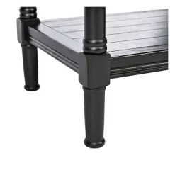 Kirkland's Home Accent & End Tables-Carved Pinewood Farmhouse Accent Table