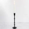 Kirkland's Home Candle Holders-Cast Iron Notched Taper Candlestick, 13 In.