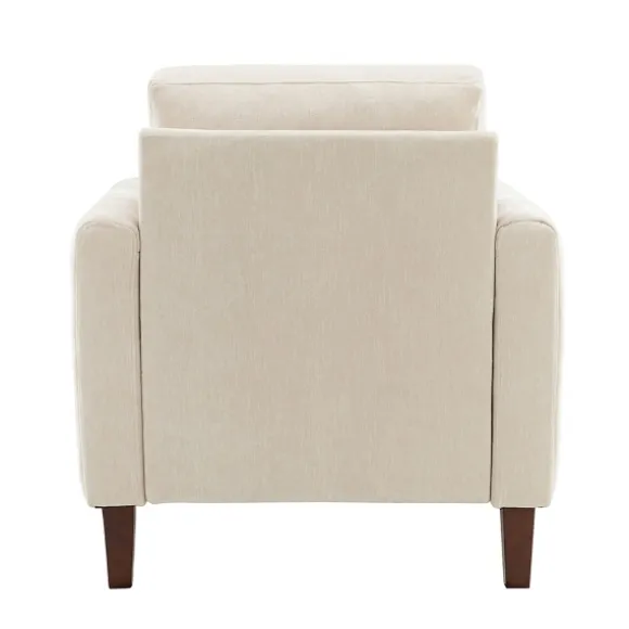Kirkland's Home Accent Chairs-Channel Tufted Velvet Club Accent Chair
