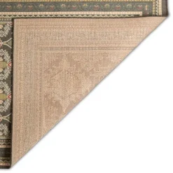 Kirkland's Home Outdoor Rugs-Charcoal Diamond Nile Indoor/Outdoor Runner, 1X7