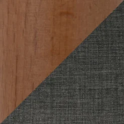 Kirkland's Home Accent Chairs-Charcoal Open Back Midcentury Accent Chair