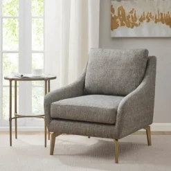 Kirkland's Home Accent Chairs-Charlene Oatmeal Accent Chair