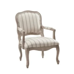 Kirkland's Home Accent Chairs-Chaucer Stripe Accent Chair
