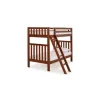 Kirkland's Home Beds & Headboards-Chestnut Pine Wood Detachable Twin Bunk Bed
