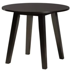 Kirkland's Home Dining Sets-Classic Black Round Wood 5-Pc. Dining Set