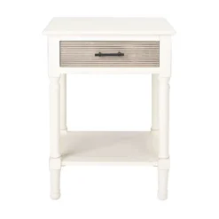 Kirkland's Home Accent & End Tables-Classic Ribbed Drawer Accent Table