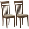 Kirkland's Home Dining Chairs-Coffee Wooden Dining Chairs, Set Of 2