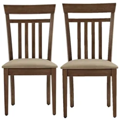 Kirkland's Home Dining Chairs-Coffee Wooden Dining Chairs, Set Of 2