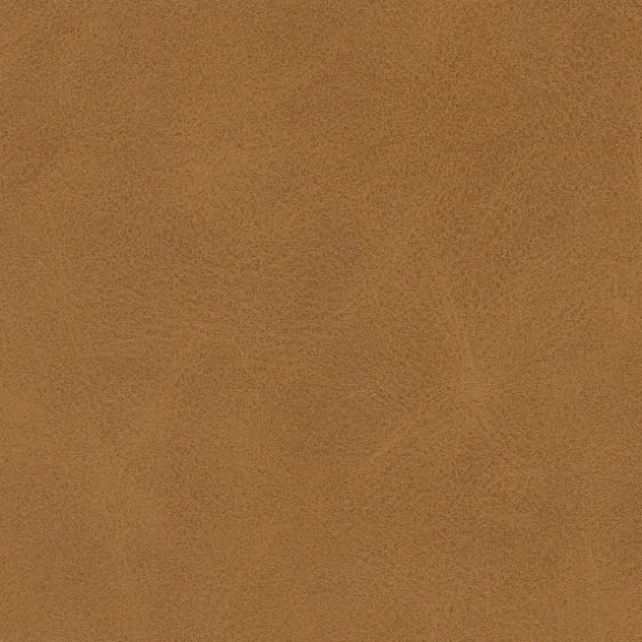 Kirkland's Home Benches & Ottomans-Cognac Leather Arch Ottoman