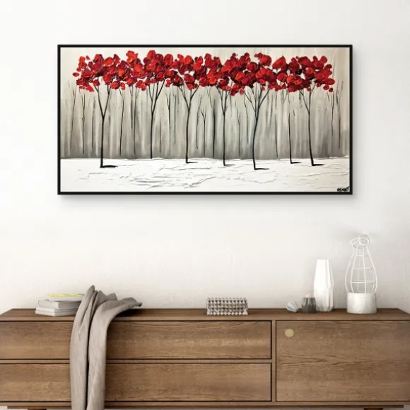 Kirkland's Home Framed Art-Collision Of Seasons Framed Canvas Art Print