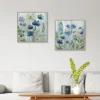 Kirkland's Home Framed Art-Color Wash 2-Pc. Framed Canvas Art Set