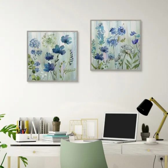 Kirkland's Home Framed Art-Color Wash 2-Pc. Framed Canvas Art Set