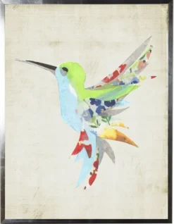 Kirkland's Home Framed Art-Color Watercolor Hummingbird Framed Art Print