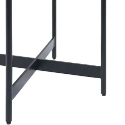 Kirkland's Home Accent & End Tables-Concrete Round Tray Top Side Table