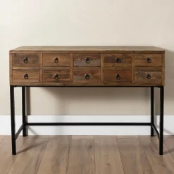 Kirkland's Home Console Tables-Console Table With Keeping Drawers