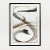 Kirkland's Home Framed Art-Contemporary Neutral Ribbons Framed Art Print