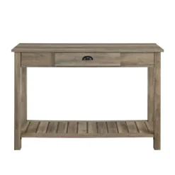 Kirkland's Home Console Tables-Country Style Washed Console Table