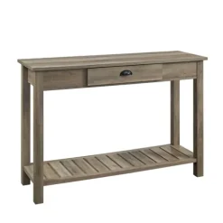 Kirkland's Home Console Tables-Country Style Washed Console Table