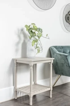 Kirkland's Home Accent & End Tables-Crate Shelf Side Table