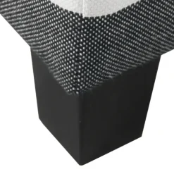 Kirkland's Home Benches & Ottomans-Cream Buffalo Plaid Upholstered Storage Ottoman