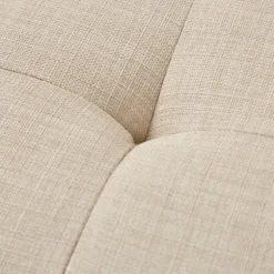 Kirkland's Home Accent Chairs-Cream Button Tufted Upholstered Accent Chair