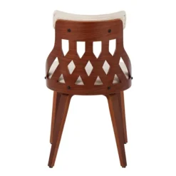 Kirkland's Home Dining Chairs-Cream Lattice Back 2-Pc. Dining Chair Set