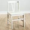 Kirkland's Home Dining Chairs-Cream Reclaimed Wood Daisy Valetta Dining Chair