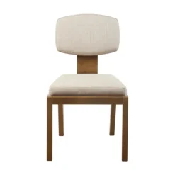 Kirkland's Home Dining Chairs-Cream Square Back Dining Chairs, Set Of 2