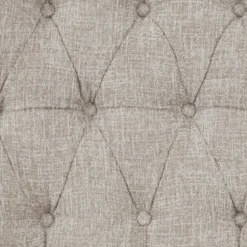 Kirkland's Home Accent Chairs-Cream Tufted Back Nailhead Trim Recliner Armchair