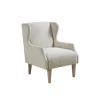 Kirkland's Home Accent Chairs-Cream Wingback Martha Stewart Accent Chair