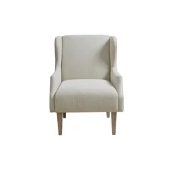 Kirkland's Home Accent Chairs-Cream Wingback Martha Stewart Accent Chair