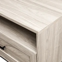 Kirkland's Home Tv Stands & Media Consoles-Cream Wood 2-Drawer Tv S D