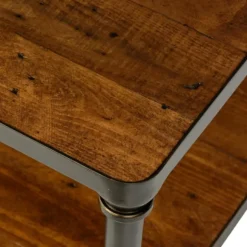 Kirkland's Home Coffee Tables-Crowley Wood And Iron Bunching Coffee Table