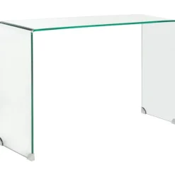 Kirkland's Home Console Tables-Curved Glass Console Table