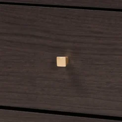 Kirkland's Home Dressers & Chests-Dark And Gold Wood 3-Pc. Dresser Set