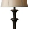 Kirkland's Home Table Lamps-Dark Bronze Metal Flare Table Lamp