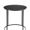 Kirkland's Home Accent & End Tables-Dark Bronze Rounded Metal Accent Table