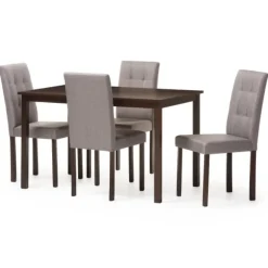 Kirkland's Home Dining Sets-Dark Brown And Gray 5-Pc. Dining Set