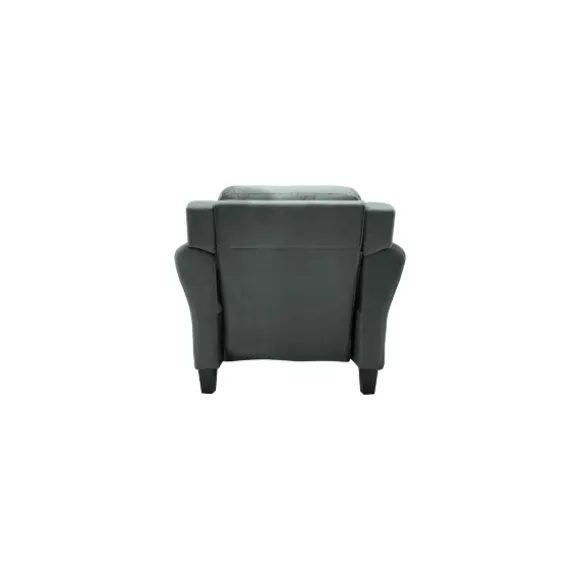 Kirkland's Home Accent Chairs-Dark Kelly Microfiber Rolled Arm Chair